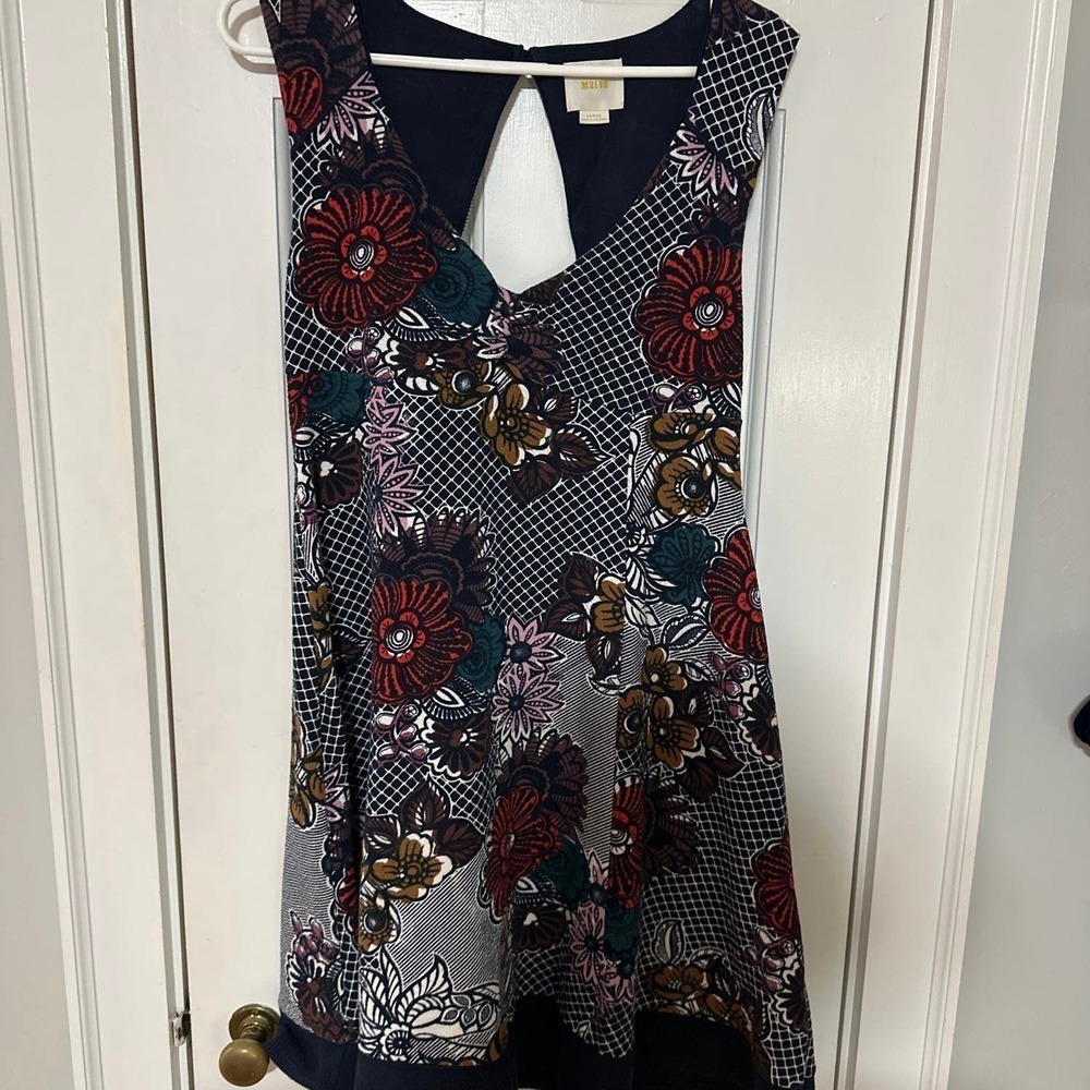 Anthropologie mauve dress